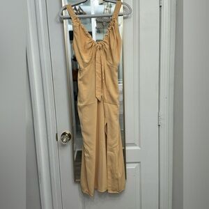 Abercrombie and fitch midi dress light/pastel orange small tall
